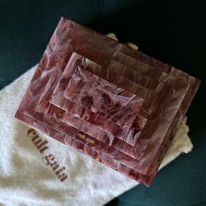 Cult Gaia Logan Acrylic Clutch